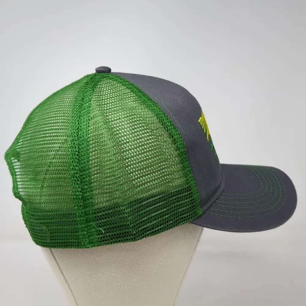 John Deere Trucker Hat Gray Green One Size Central Jersey Equipment Snapback